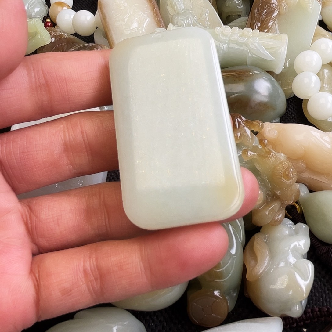 和田玉吊坠(不含链)未镶嵌百****8