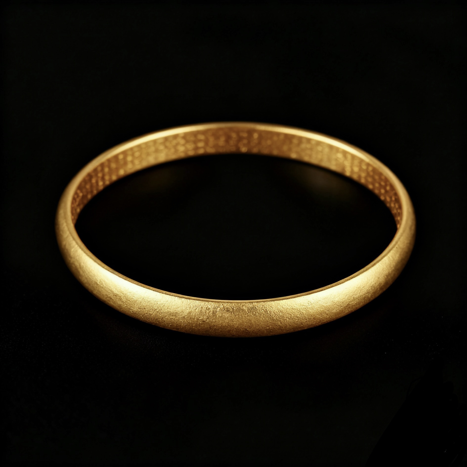 手镯 S0025古法心经手镯镀K金