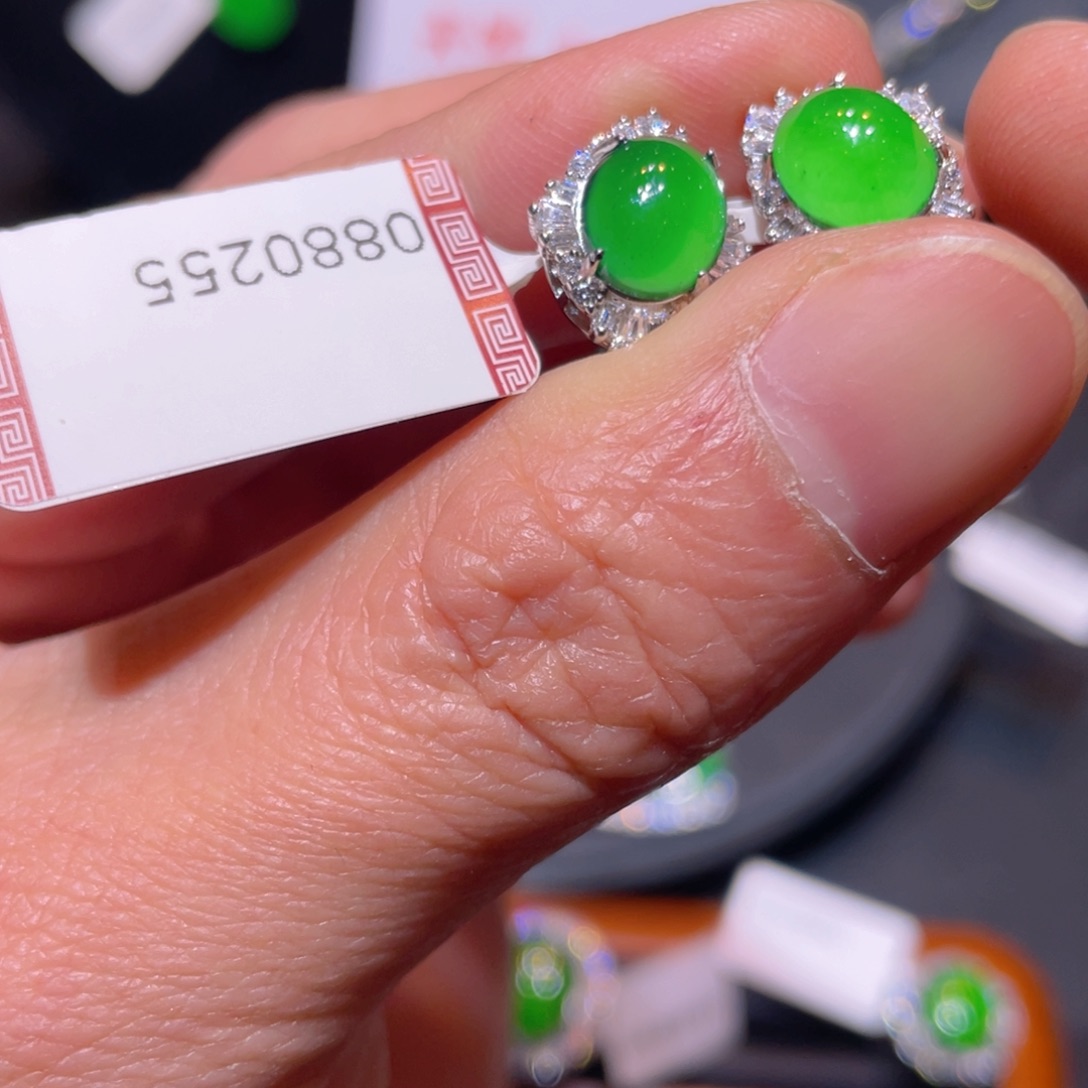 翡翠银S925镶嵌颈饰