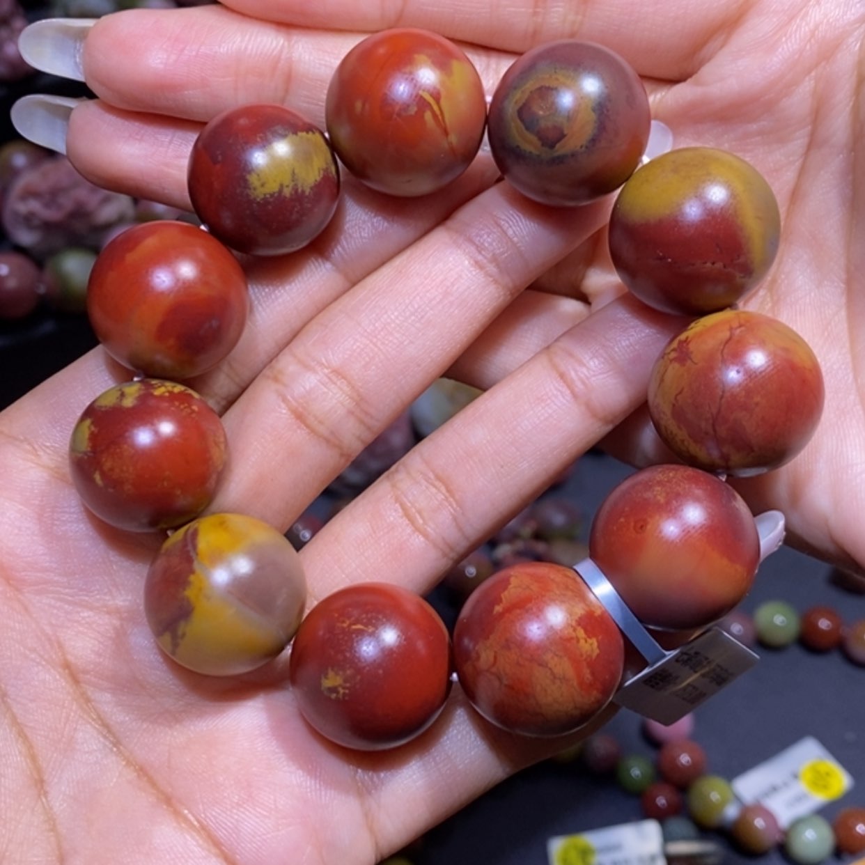 【闪购商品】未镶嵌手链玛瑙/玉髓从****