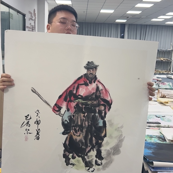 国画纯手绘字画宣纸