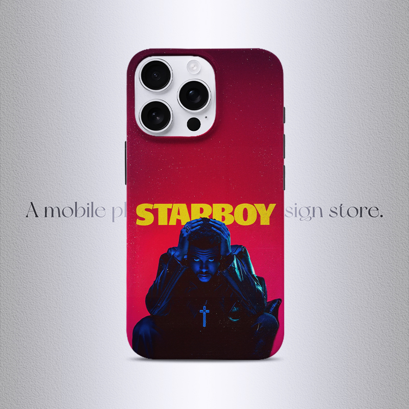TheWeeknd Starboy专辑周边韩国进口菲林iPhone手机壳（102号）