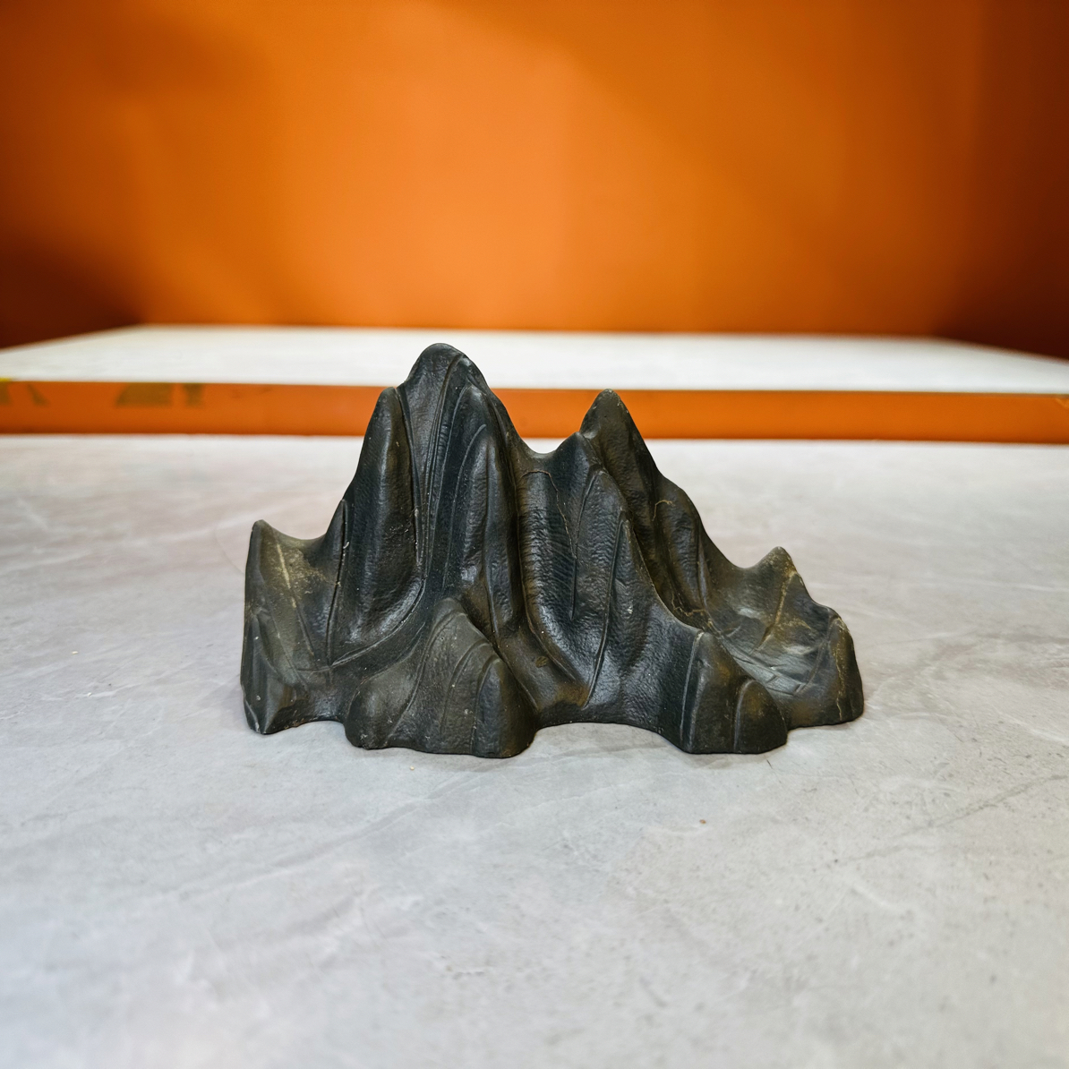 天然中式灵璧石山峰造型鱼缸造型家居观赏摆件尺寸18 7 8