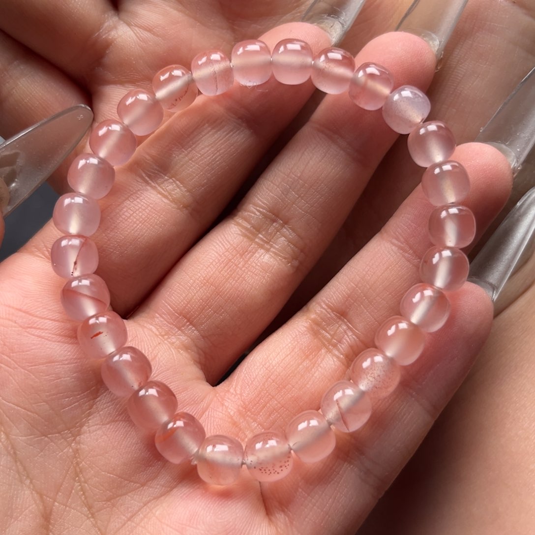 南红玛瑙手链未镶嵌