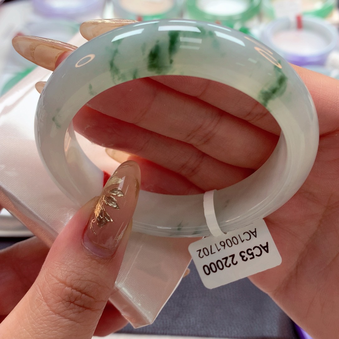 翡翠手镯未镶嵌22（15号）