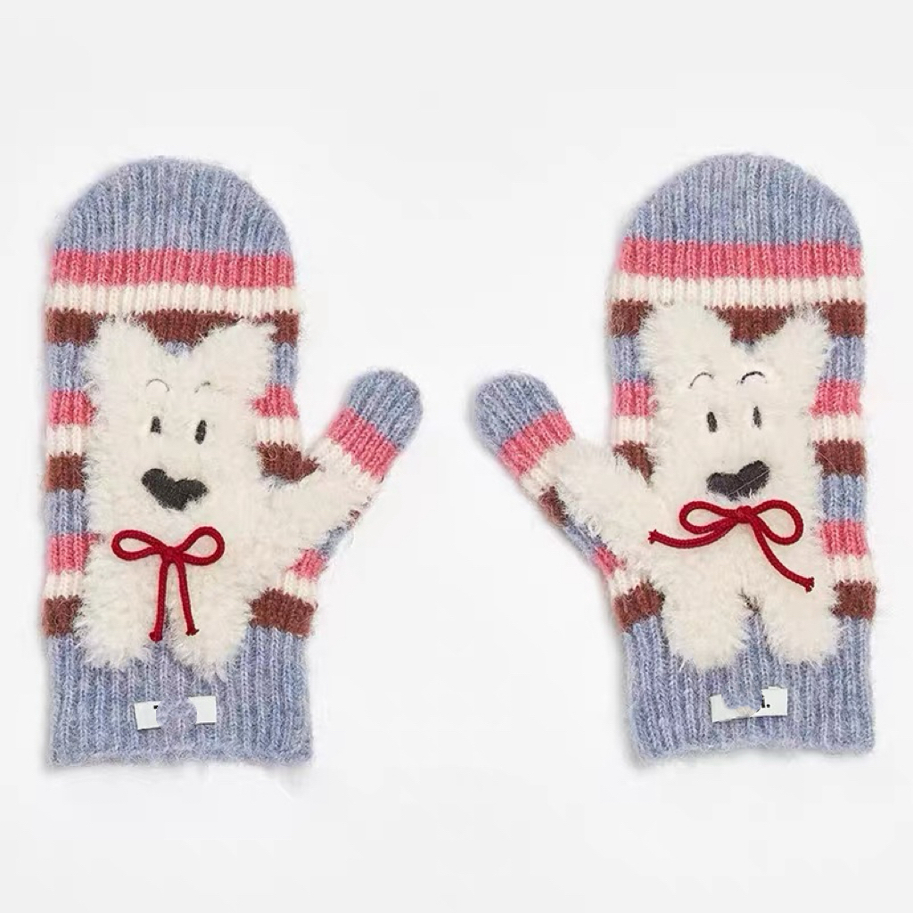 编号E190 爆米花针织手套