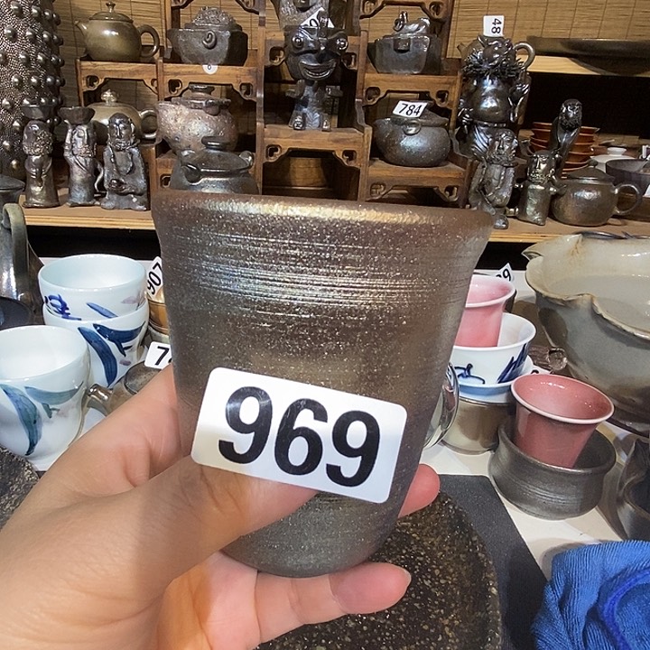 高温柴烧陶泥可乐杯