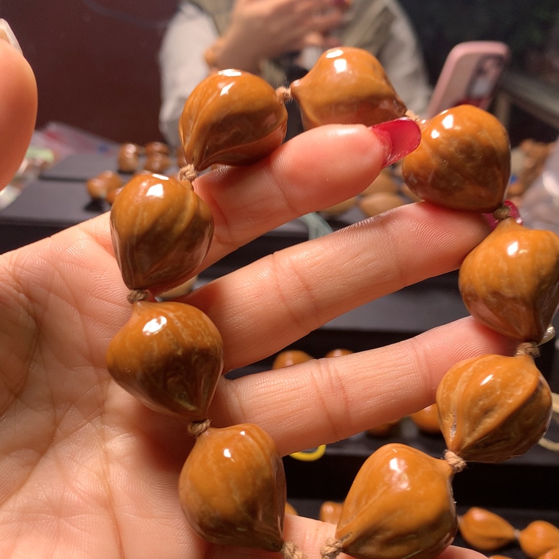 橄榄核手串/手链慎*三花手串