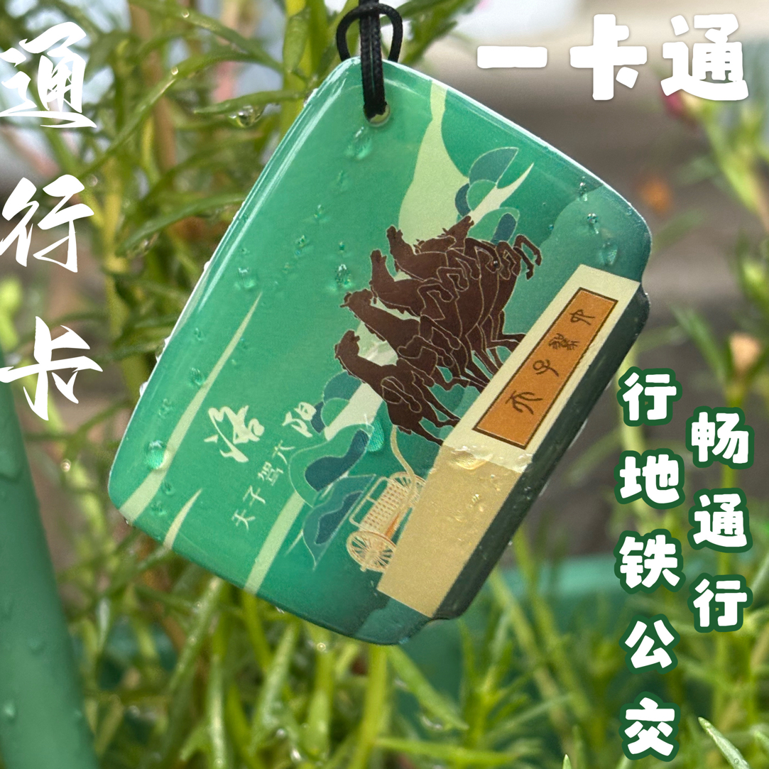 洛阳天子驾六滴胶文创公交地铁卡全国通用