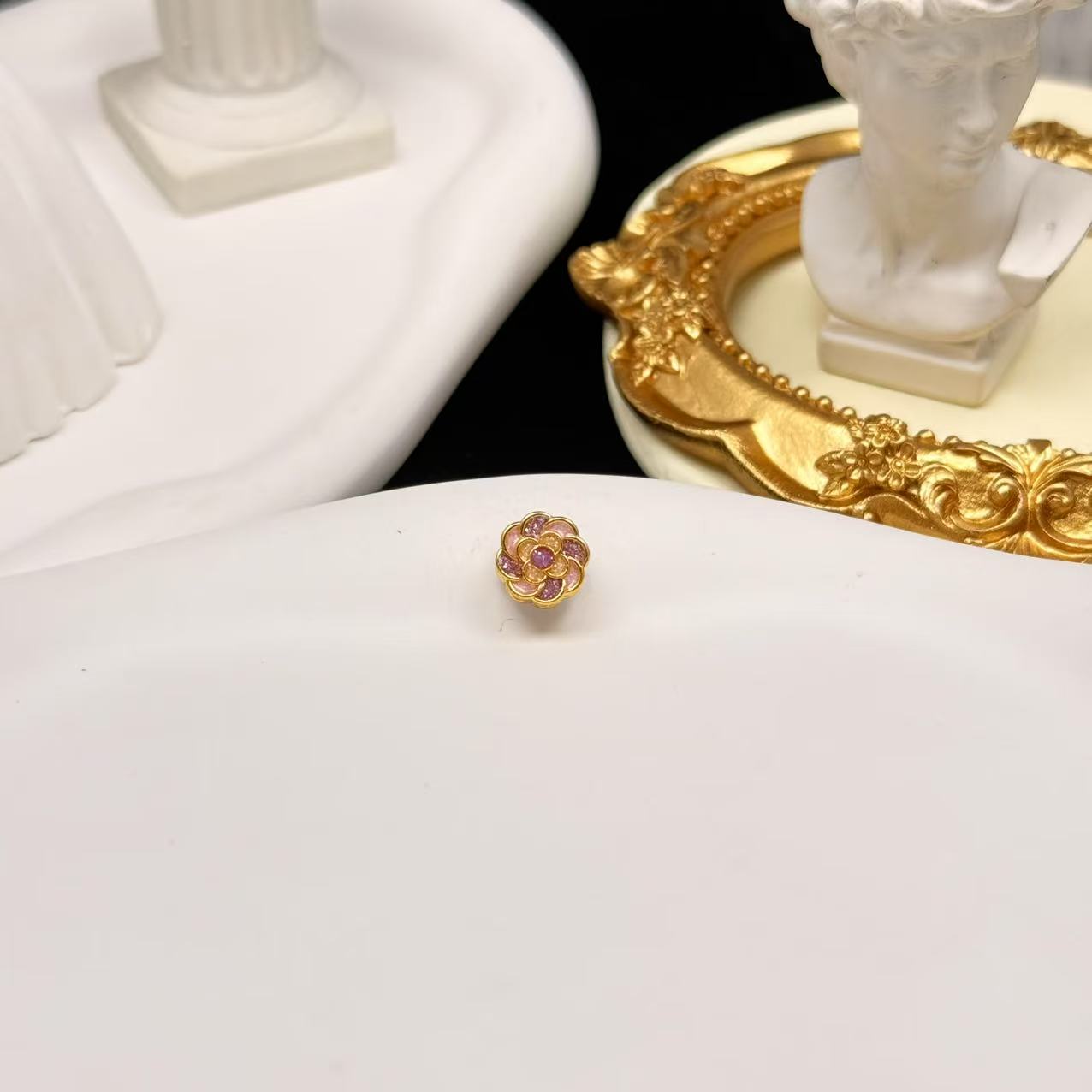 足金999花瓣中穿配件 A2251001