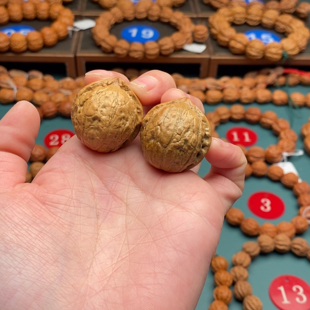 文玩核桃手串30尺寸光头