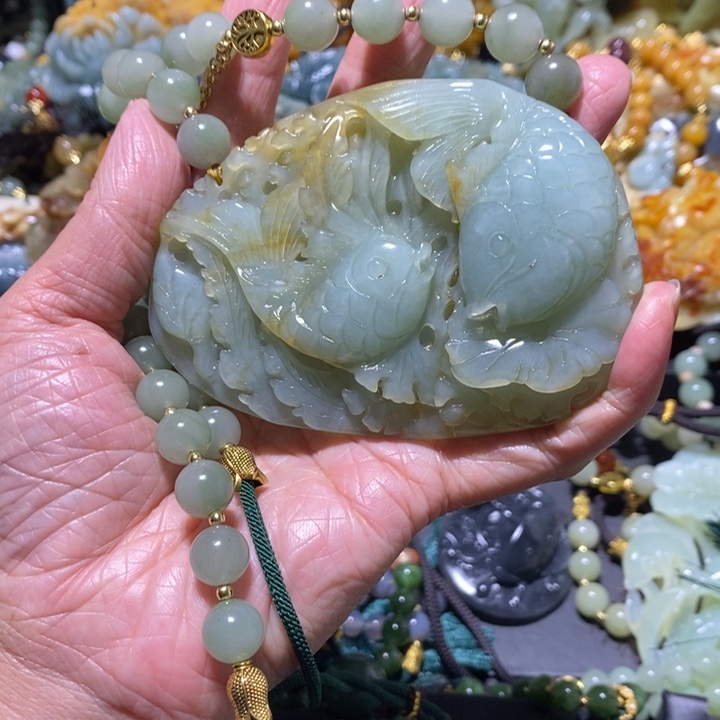 岫玉岫玉吊坠未镶嵌