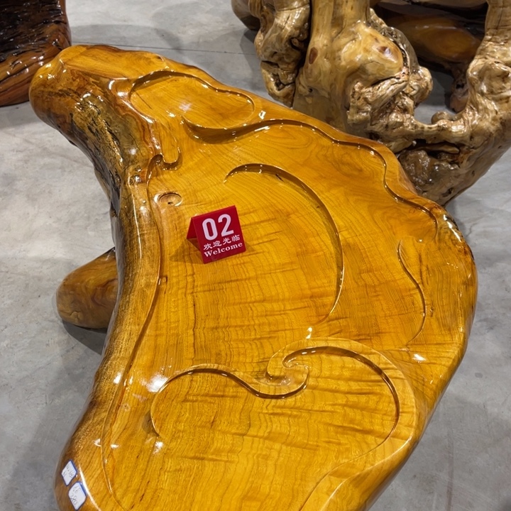 香榧木香樟木实木茶台