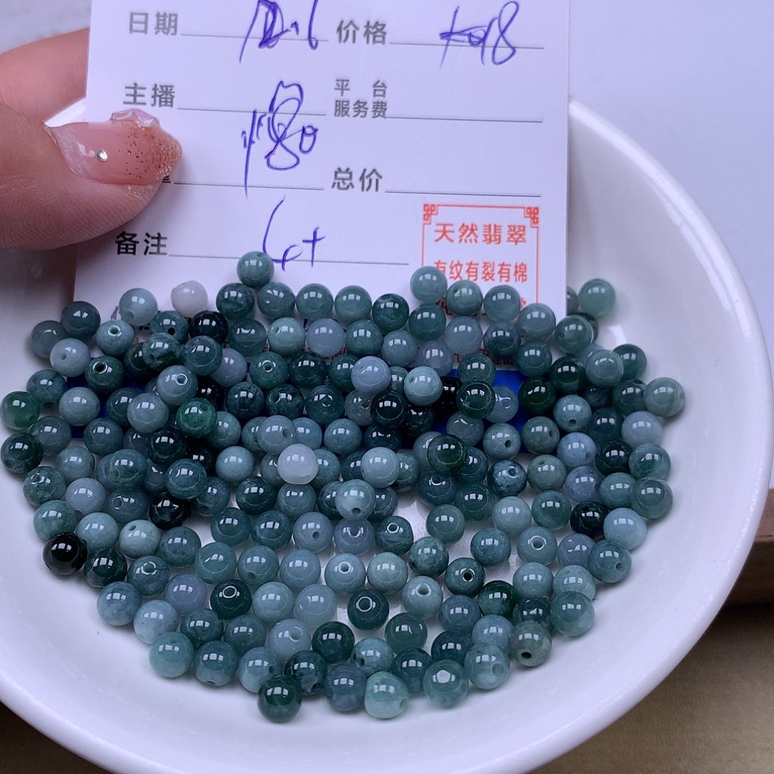 凯***翡翠未镶嵌手链翡翠