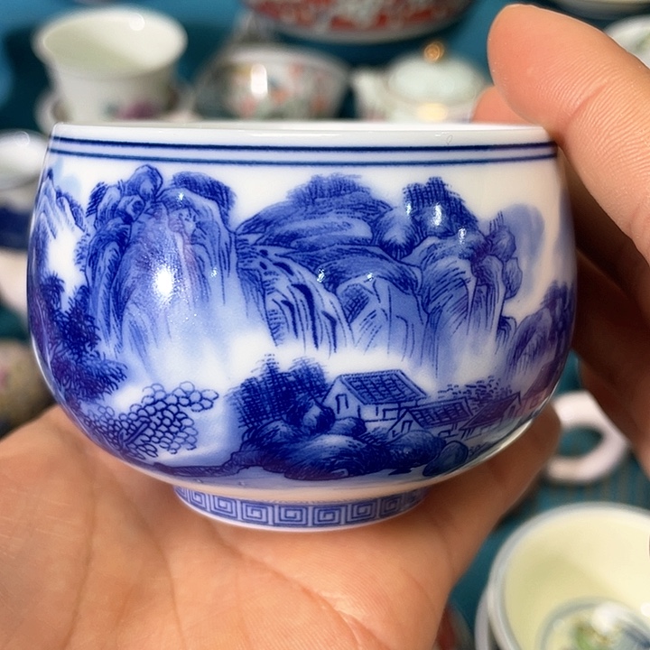 景德镇陶瓷主人杯133444