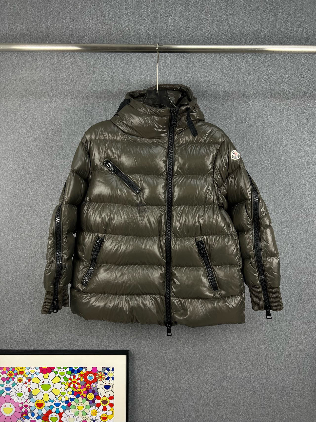 95新 MONCLER 蒙口 盟可睐LIRIOPE羽绒服 2码 95新 小修补A11837