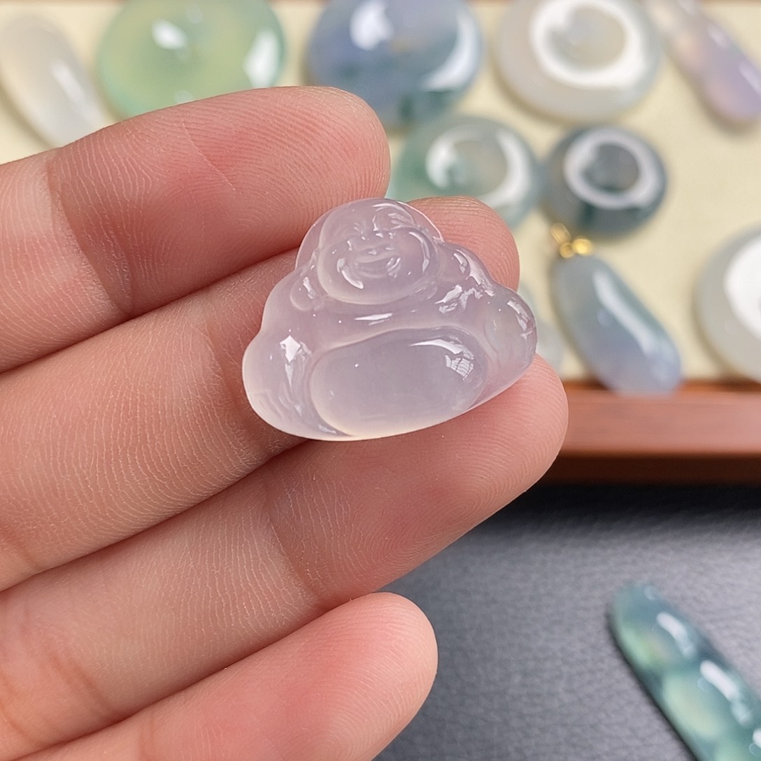 翡翠未镶嵌颈饰17.5-22.1-5.0