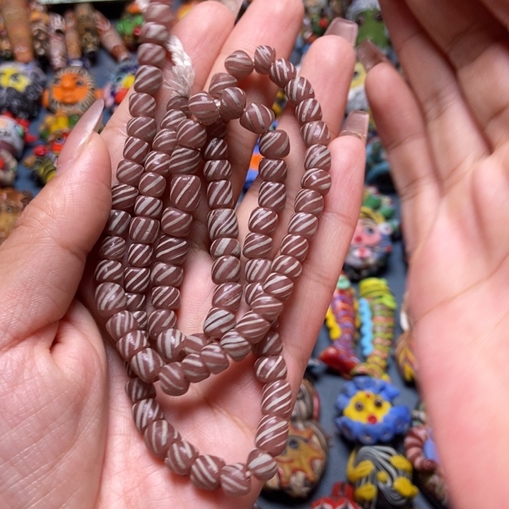 玻璃颈饰印度尼西亚斜纹链子