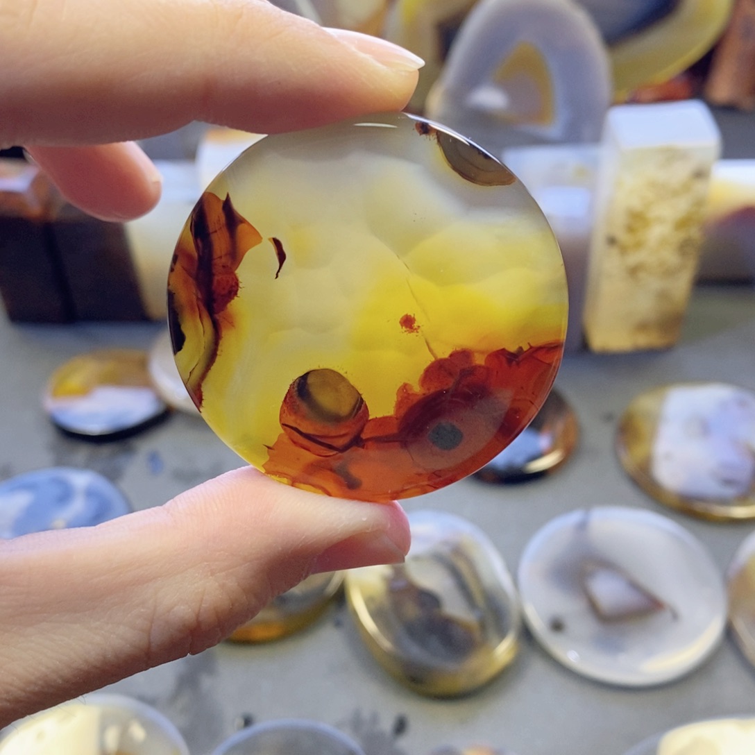 玛瑙/玉髓颈饰未镶嵌编号56