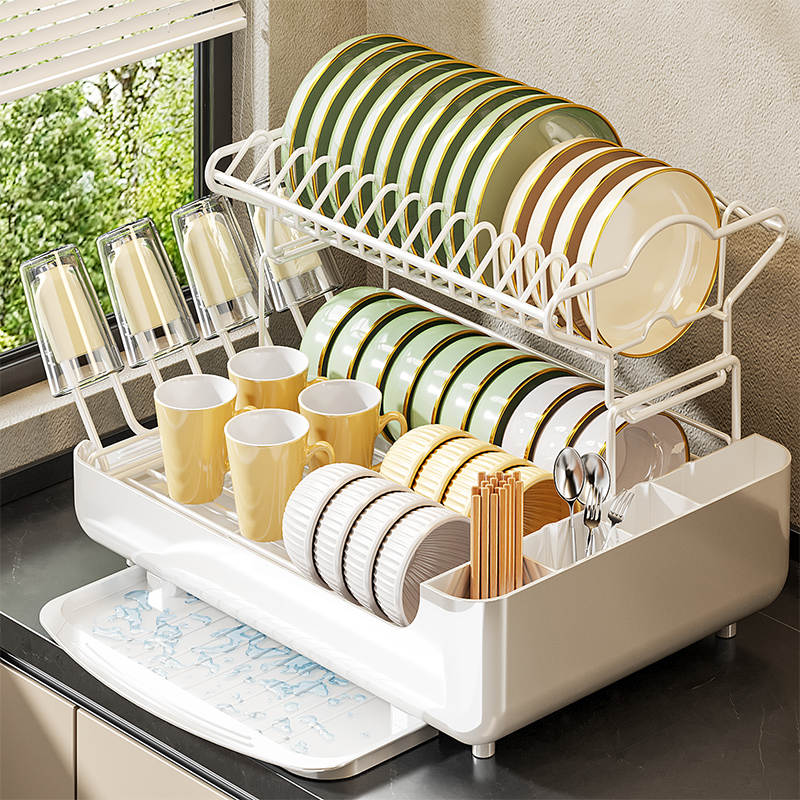 【清仓促销】佳帮手碗盘沥水架