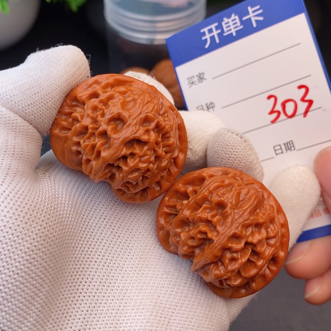 文玩核桃把件41宫灯303