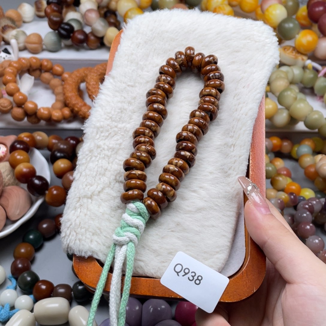 菩提根/象牙果手串WQ938紫金鼠手持13mm一串通货