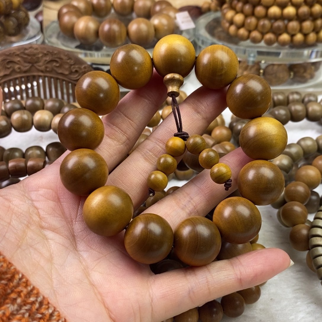 檀香木手串/手链奶香正区微瑕1.8