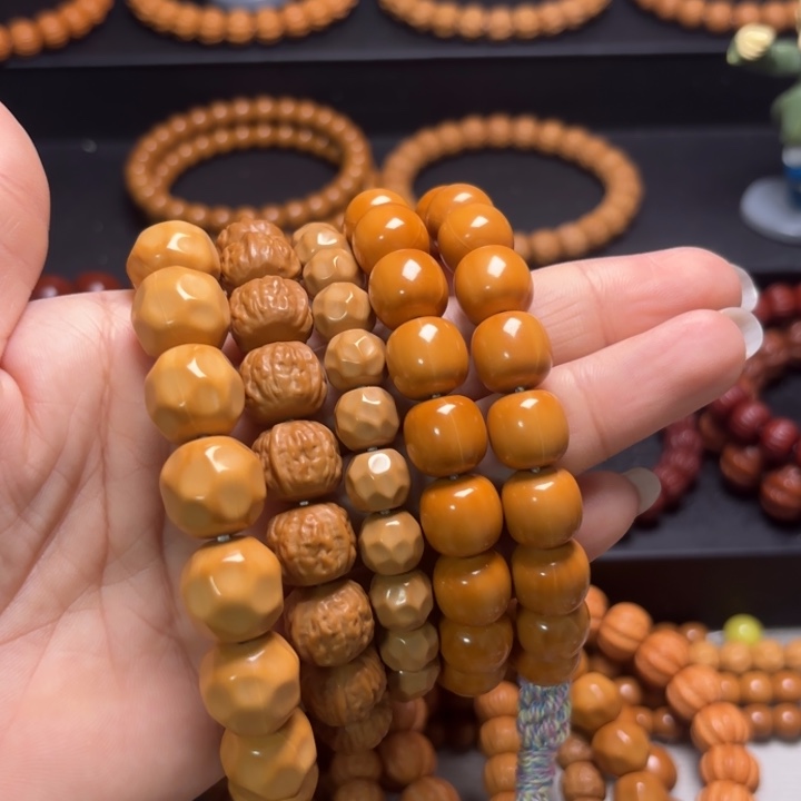 韩***咩猴头核桃吊坠猴头