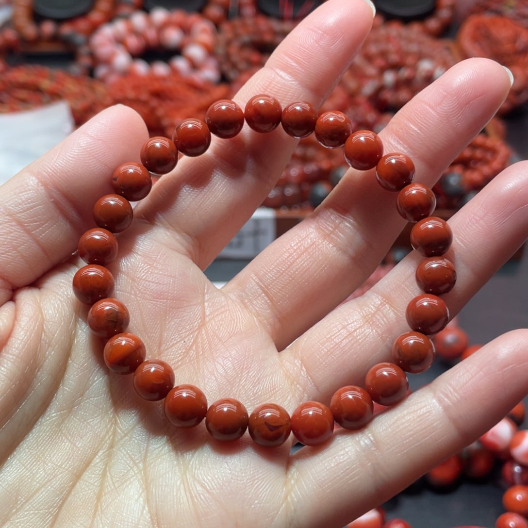 南红玛瑙手链未镶嵌