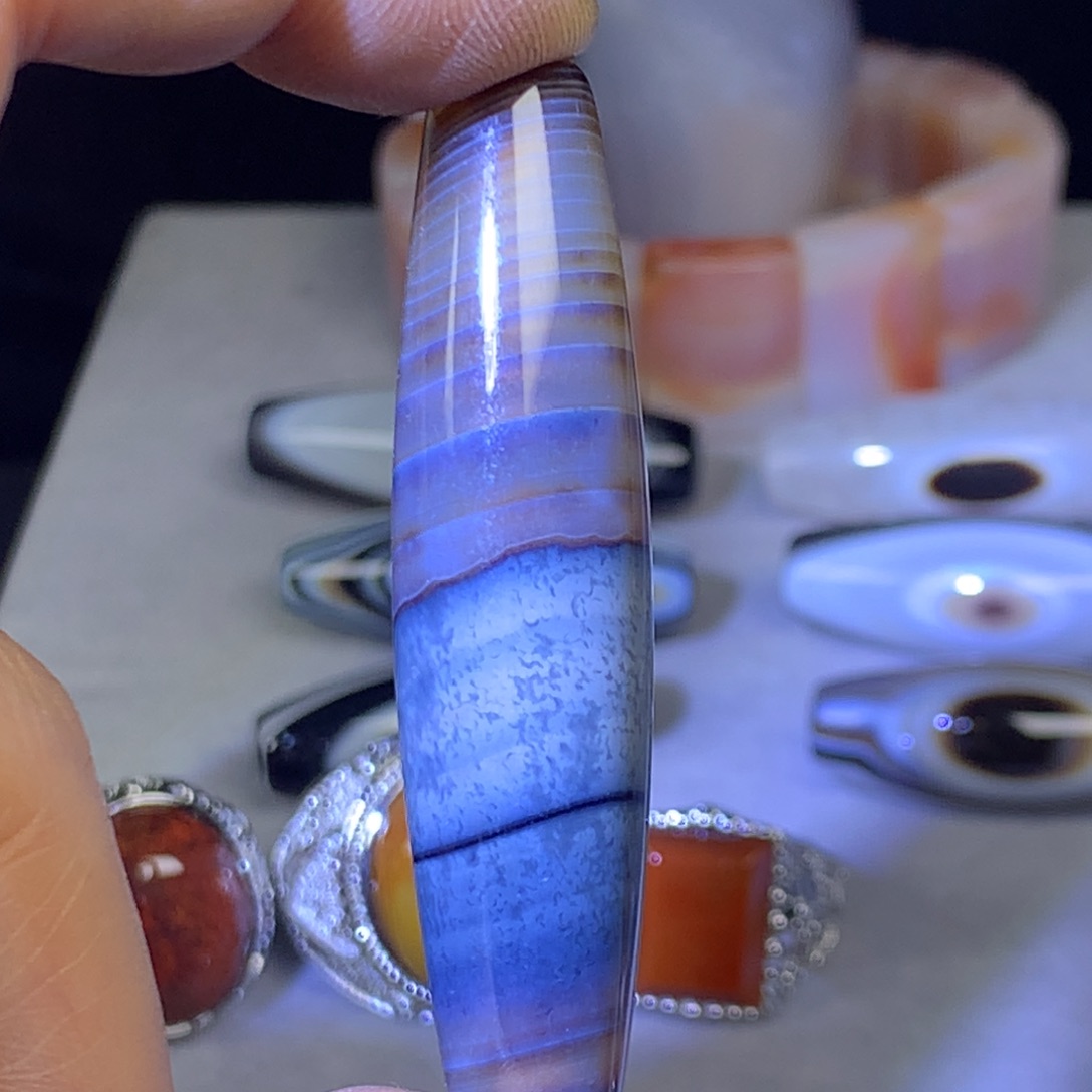 玛瑙/玉髓合金颈饰