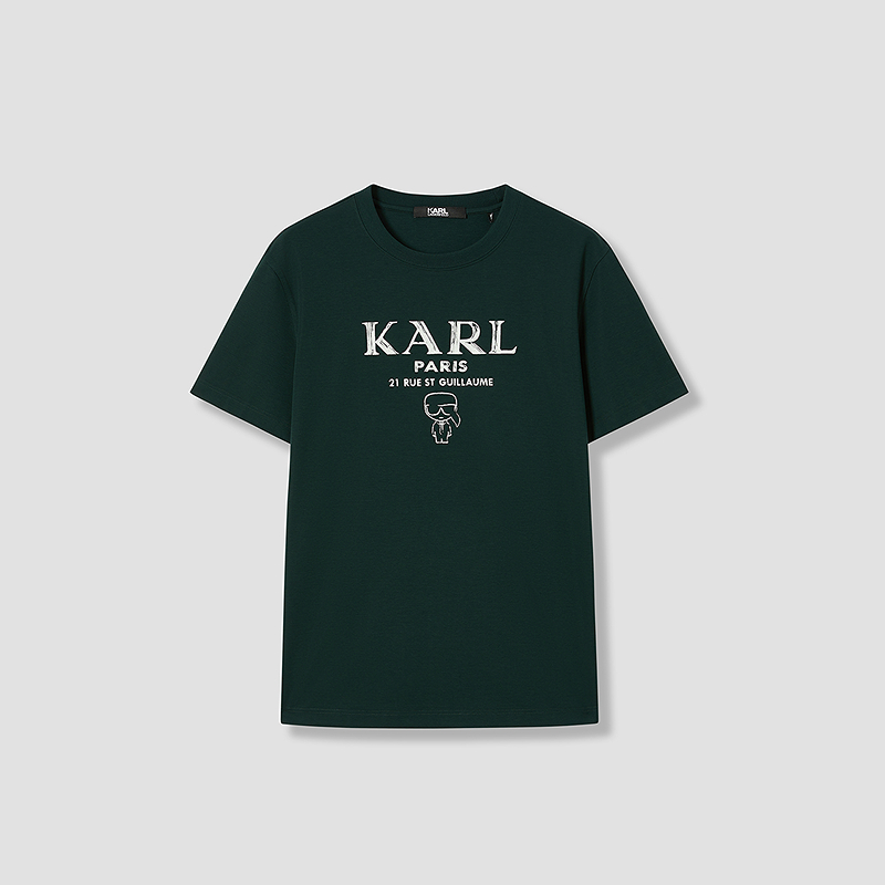 【官方男装】KARL LAGERFELD卡尔拉格斐2025新款短袖T恤M22X1725