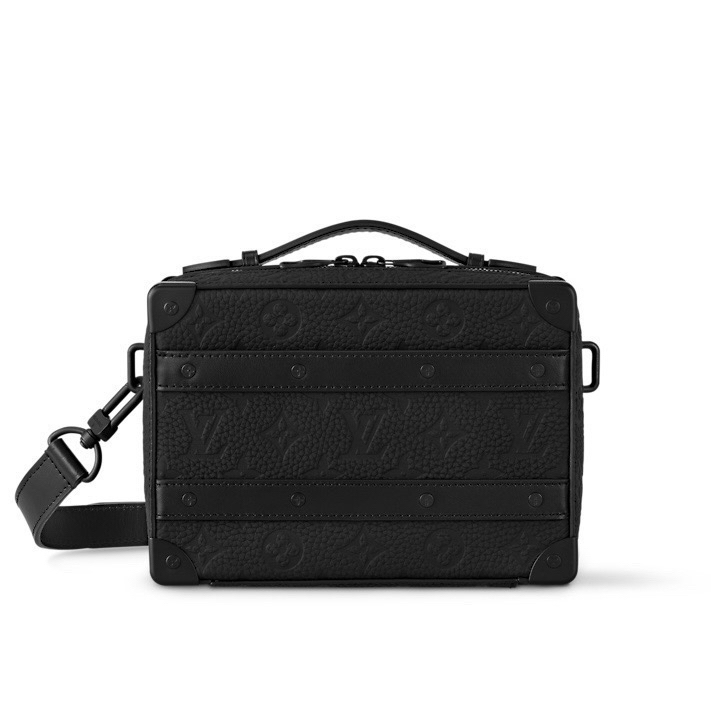 99新 LouisVuitton/路易威登 98新 Handle trunk压纹单肩包 F983