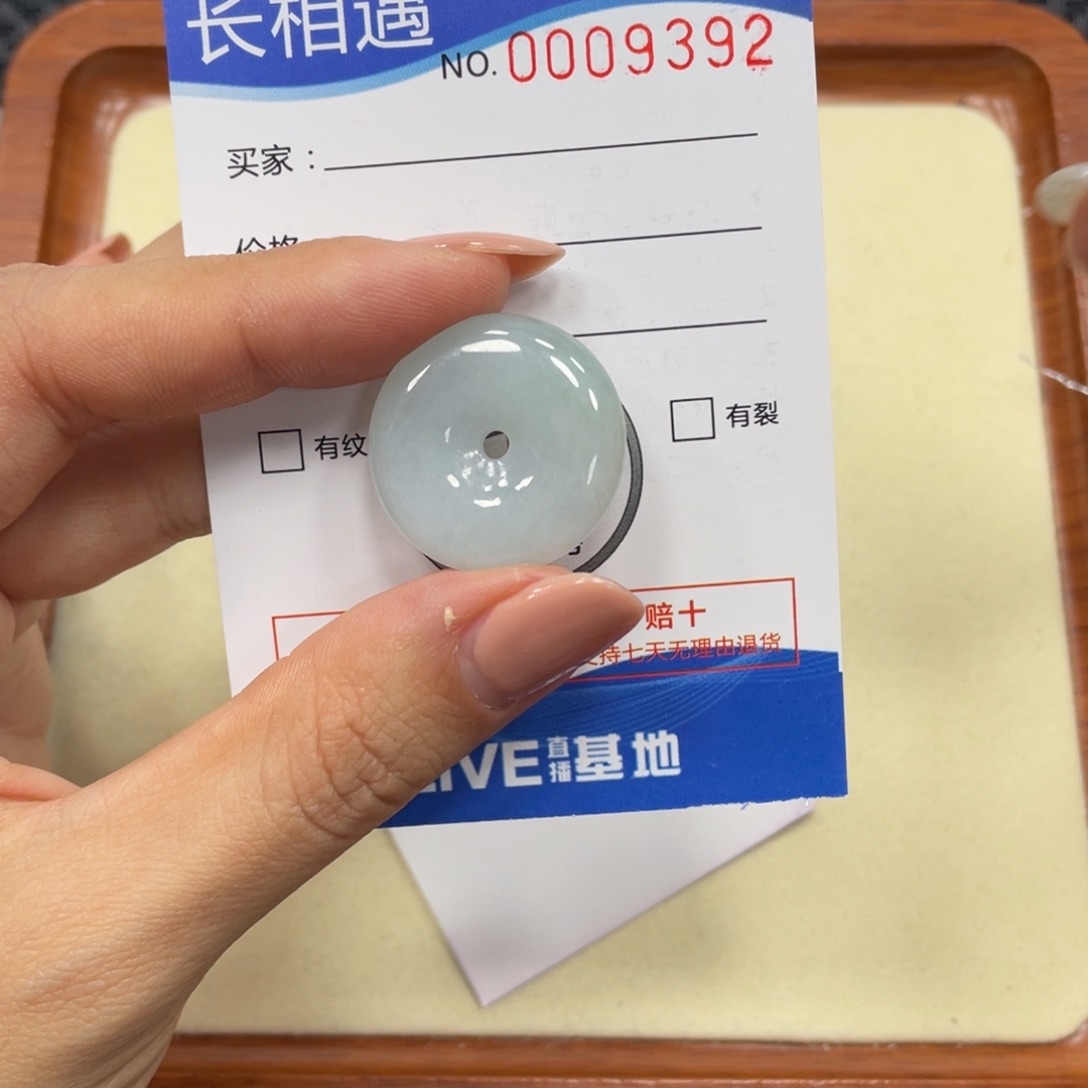 翡翠颈饰未镶嵌翡翠吊坠x 9392