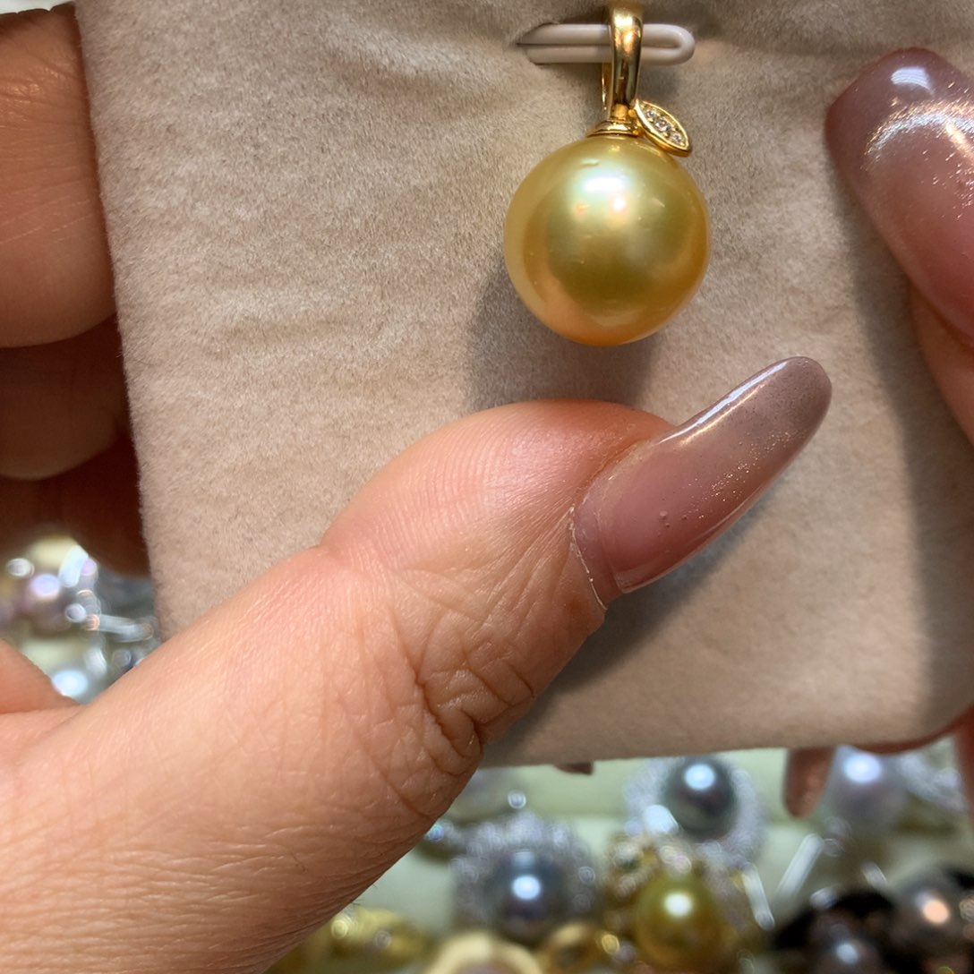 海水珍珠颈饰银S925镶嵌