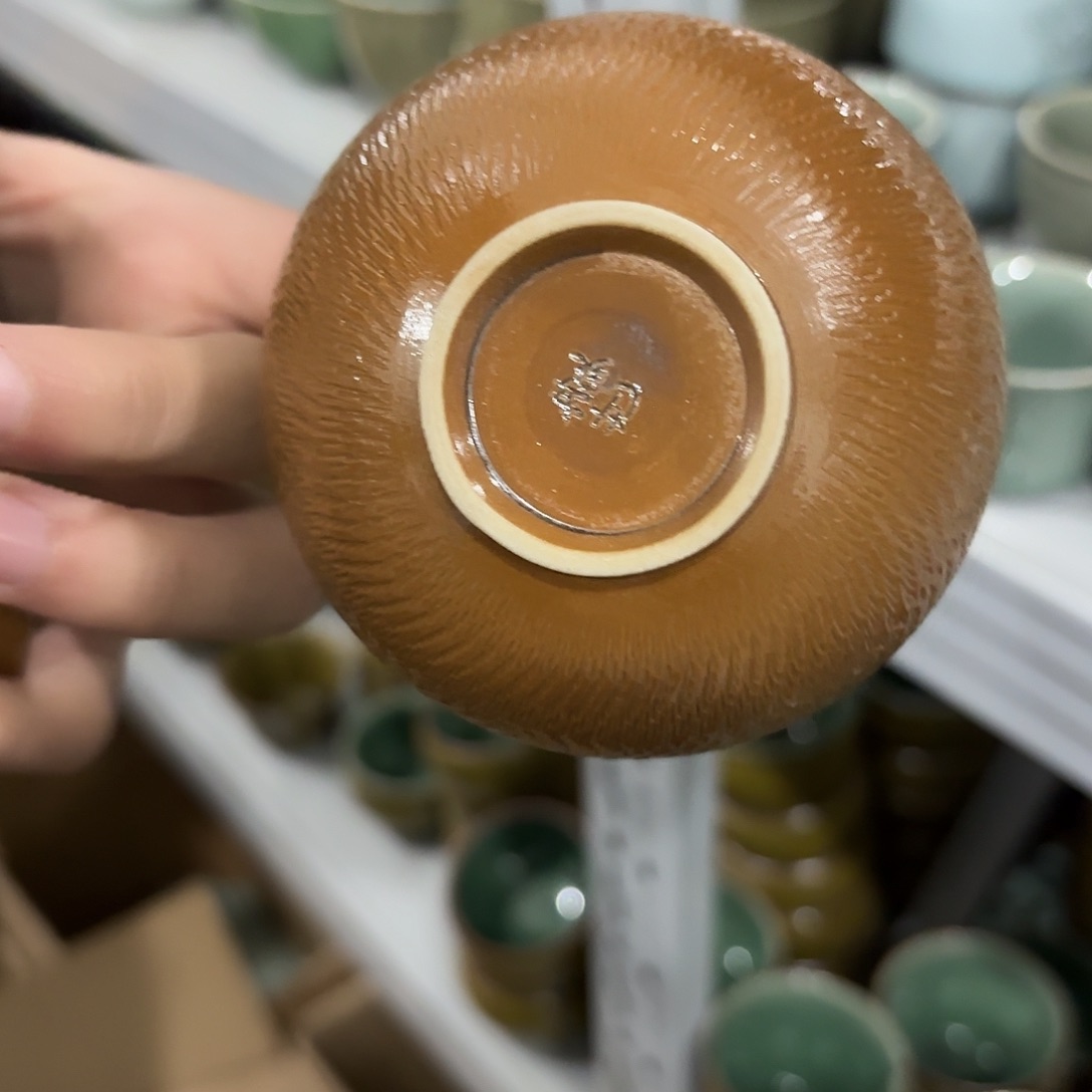 龙泉云间青瓷小米茶器