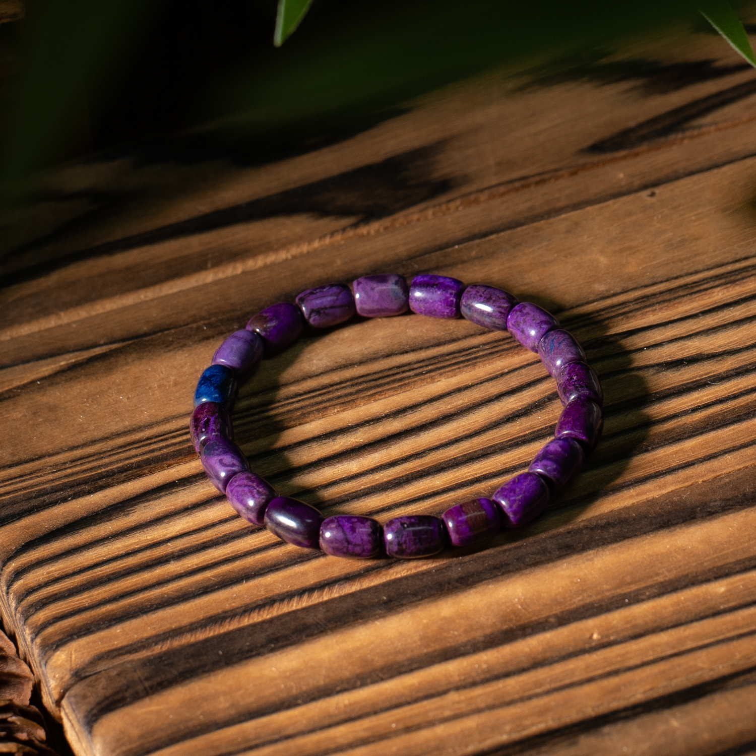 世间臻宝-落苏丨高段位满紫舒俱来桶珠手串/多样性发/P7442