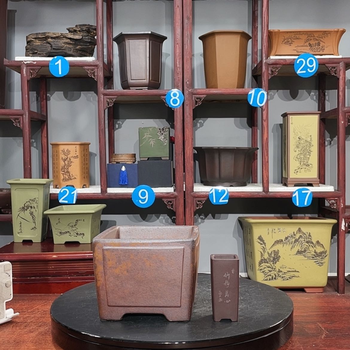 【闪购商品】紫砂花盆啤****碧紫砂花盆