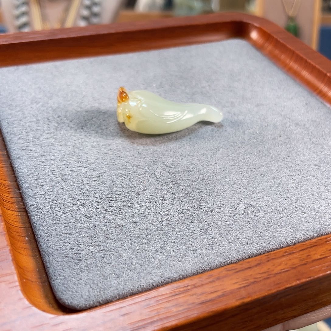 和田玉吊坠(不含链)未镶嵌