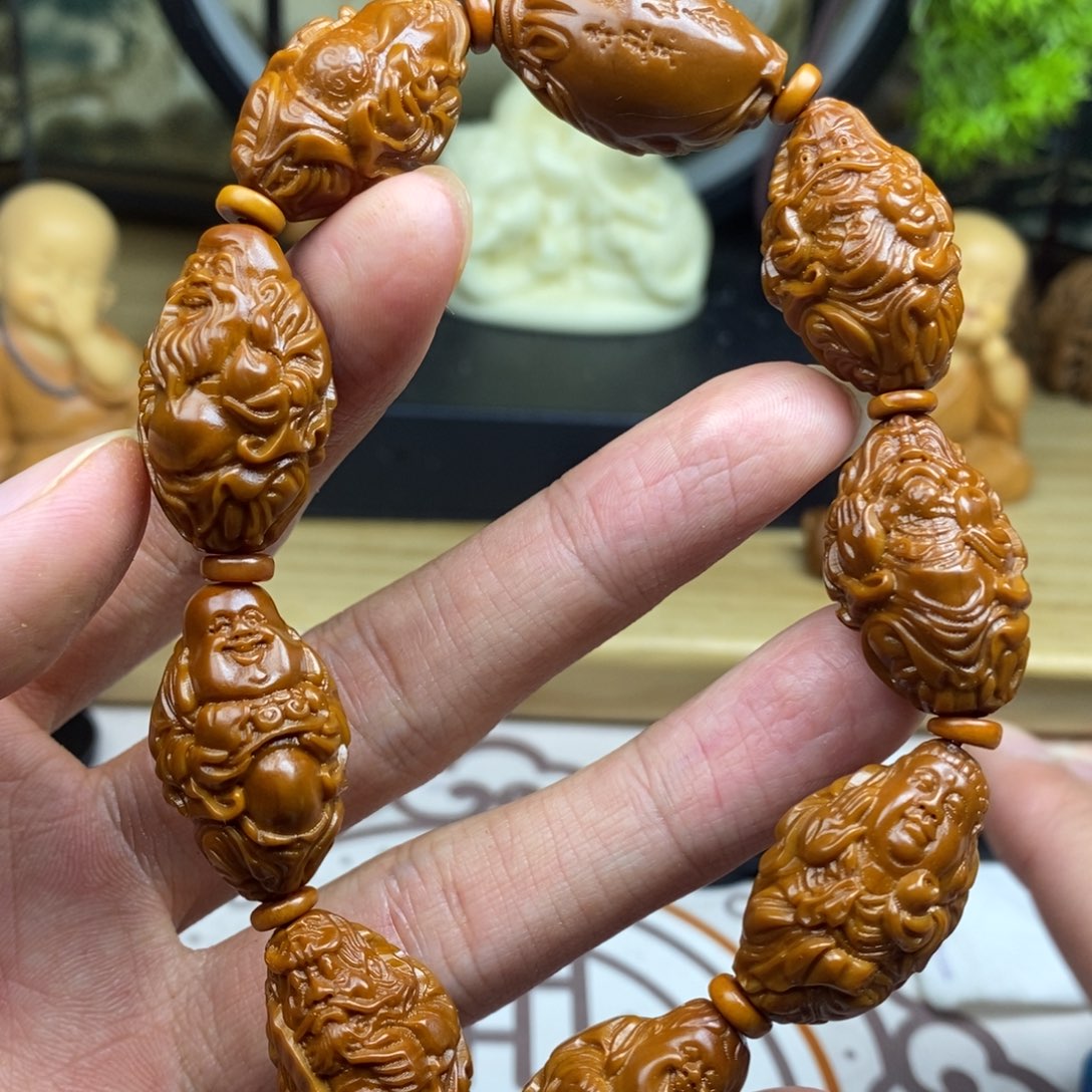 橄榄核手串/手链橄榄核雕工艺手串