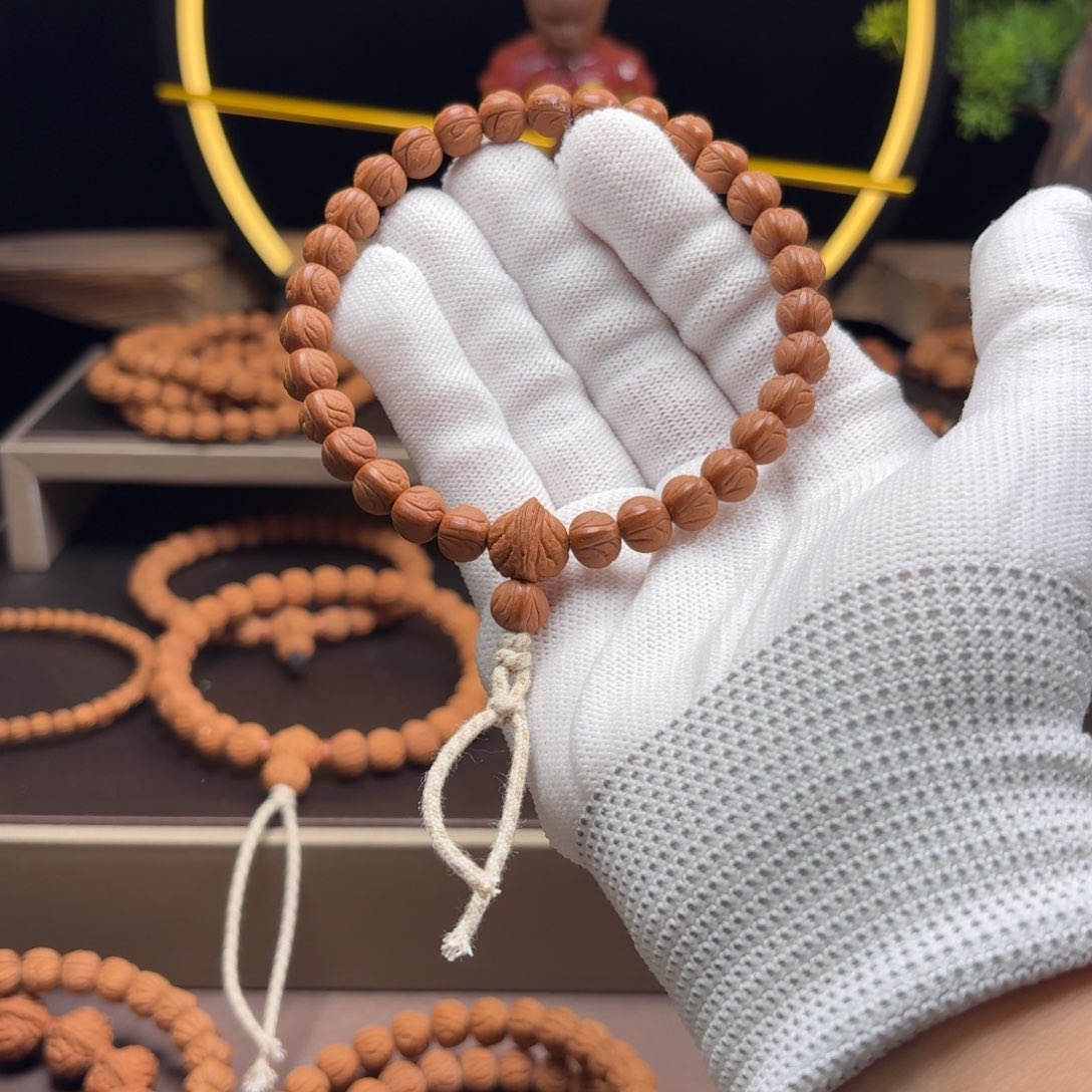 大***粥木质类陕西秦岭龙纹桃核