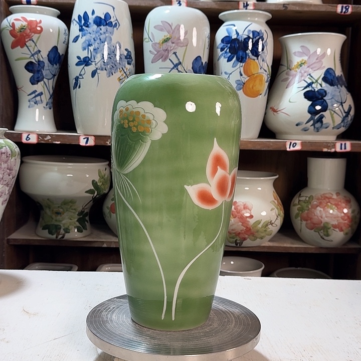 瓶大萝卜雕刻新款陶瓷陶瓷