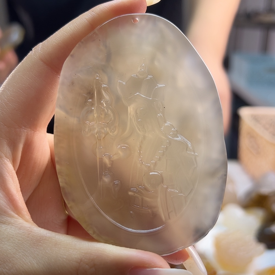 玛瑙/玉髓未镶嵌吊坠(不含链)