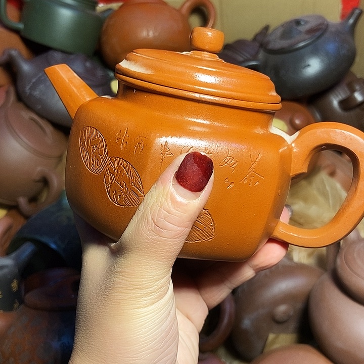 全手工制作宜兴紫砂壶