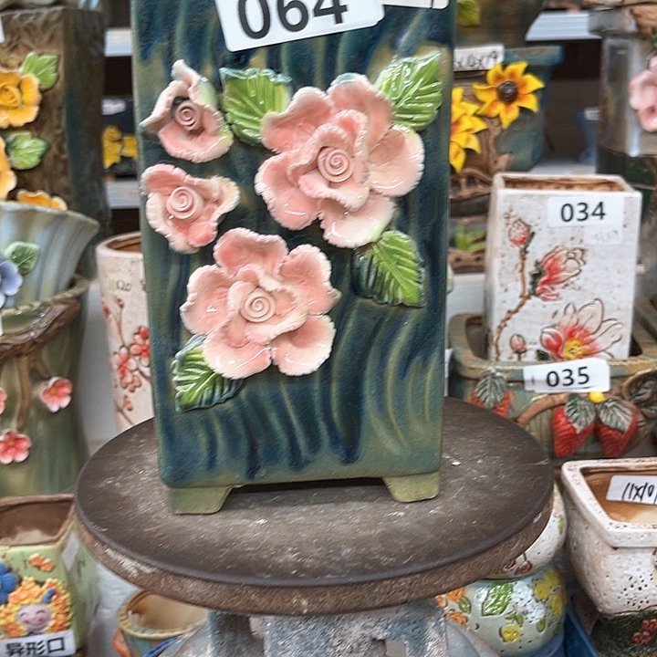 紫砂花盆粗陶材质多肉花盆