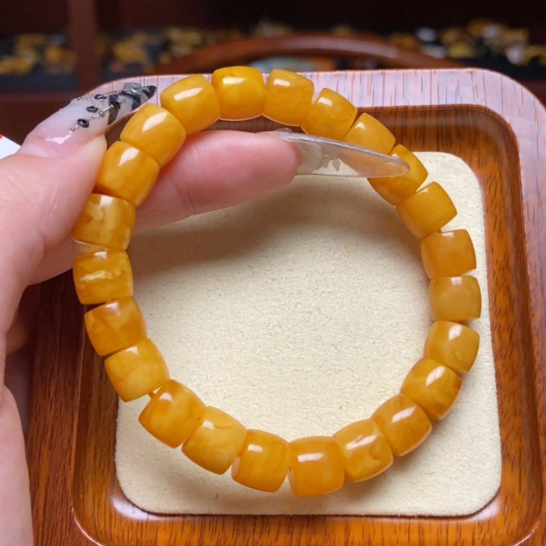 【闪购商品】蜜蜡手链未镶嵌手串