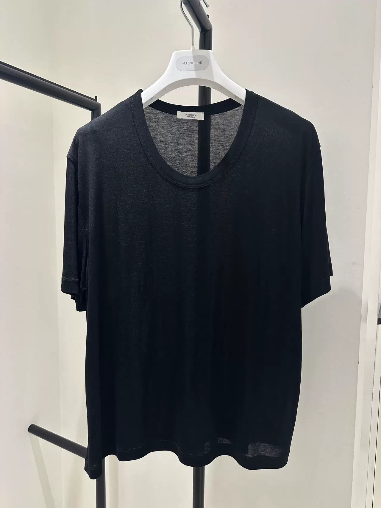 【莎莎韩装】MAS圆领垂垂短袖T（不支持退换）