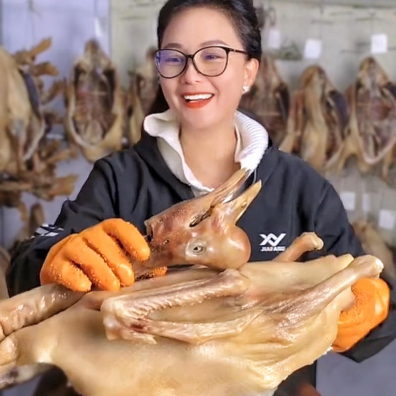 【陶子】正宗六安皖西大白鹅政只老鹅手工腌制咸鹅腊味年货无爪无胗