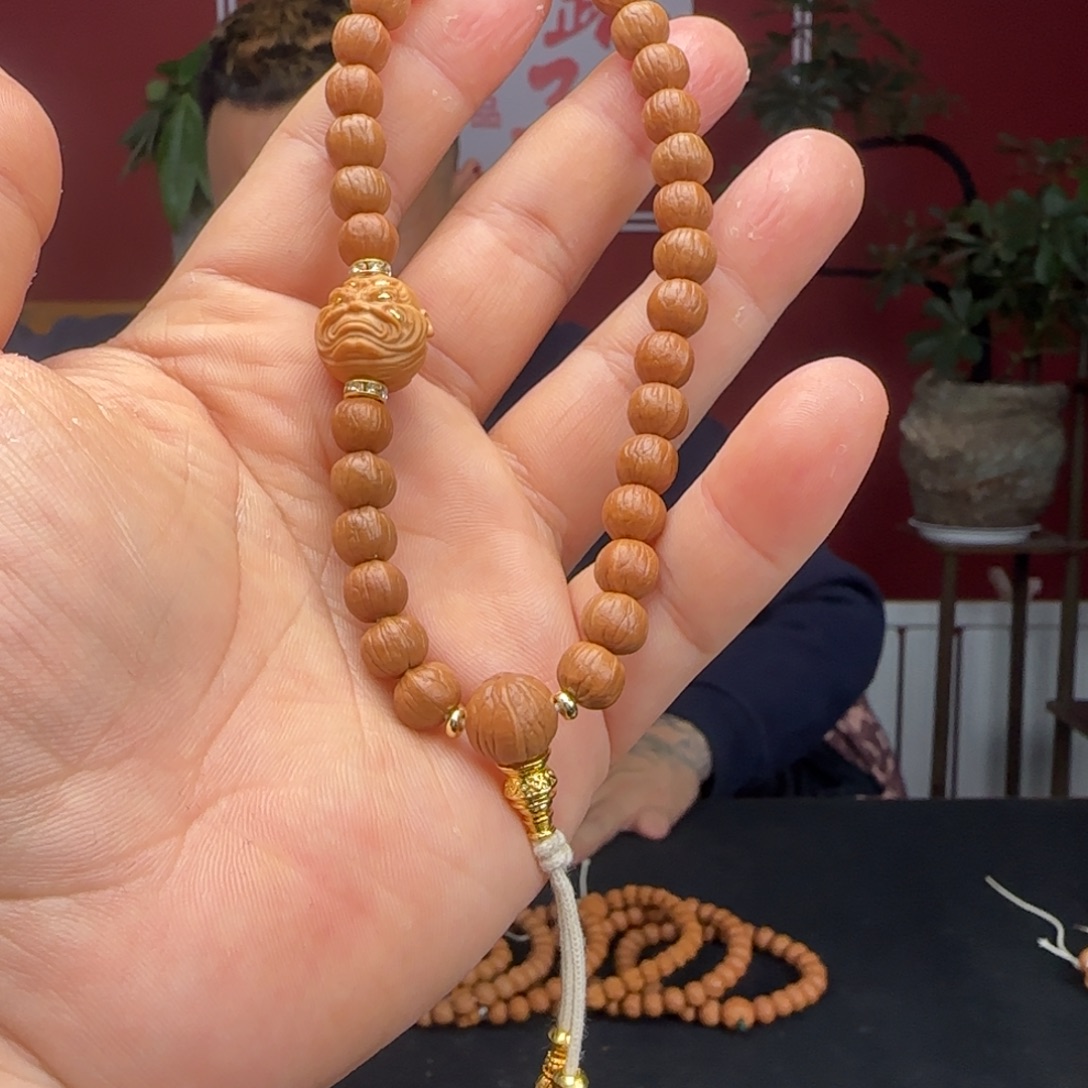 手串猴头核桃双歧8+带配饰一套