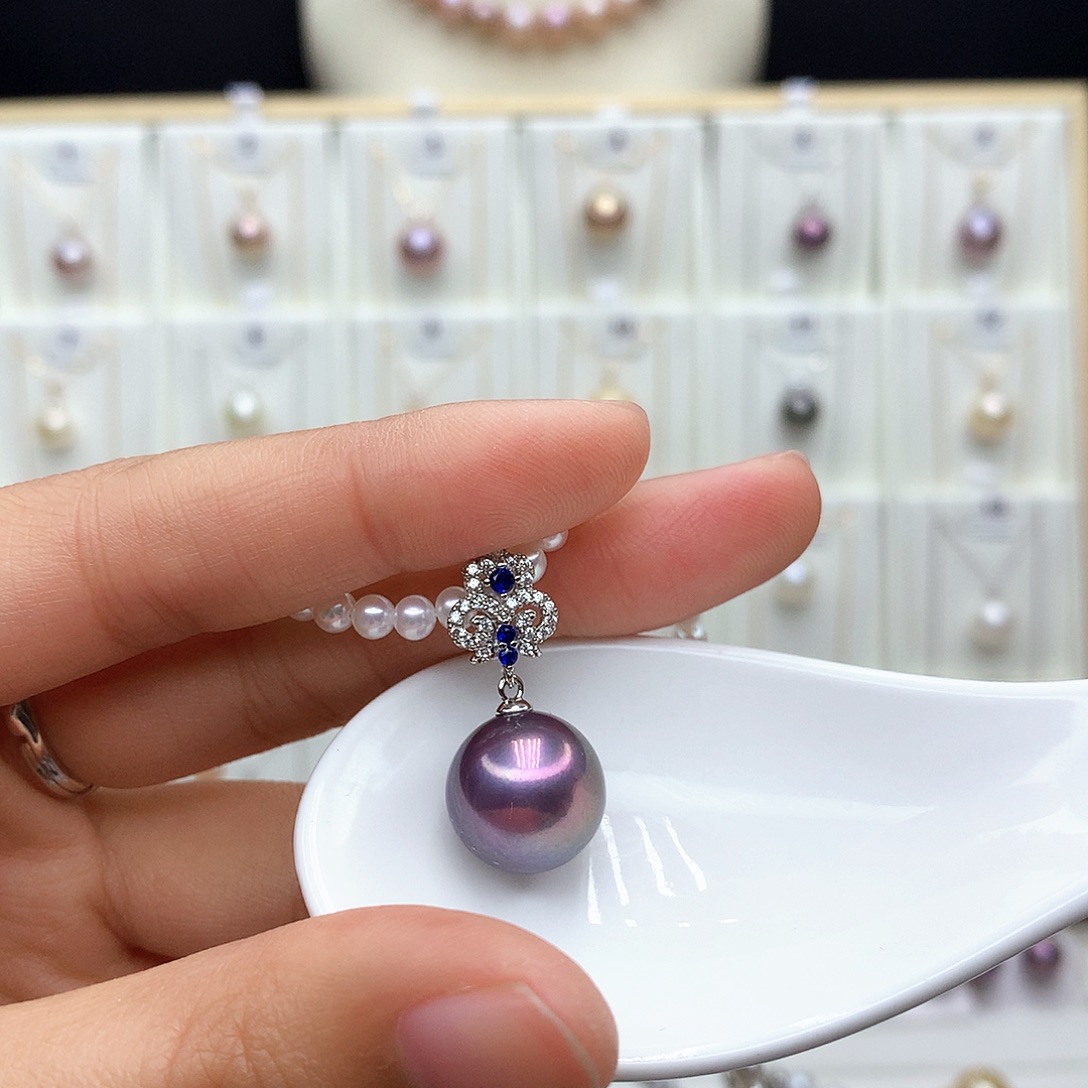 淡水珍珠合金颈饰