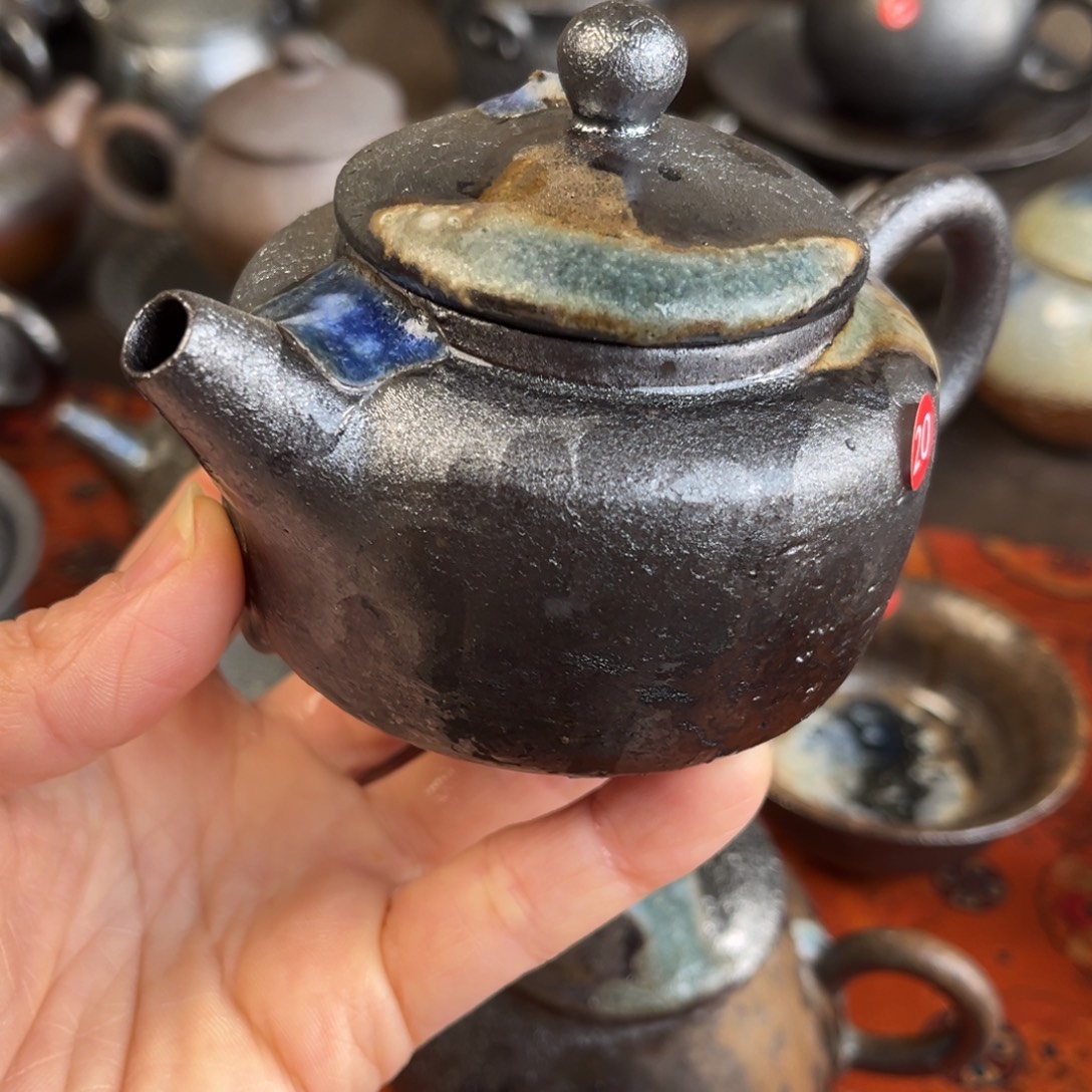 静***怡柴烧茶器主人杯杯柴烧